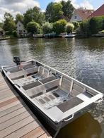 Qwest 400 platbodem met Mercury 5pk, Ophalen, Gebruikt, Tot 10 pk, Aluminium