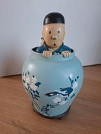 Beeld Kuifje in vaas, Ophalen of Verzenden, Zo goed als nieuw