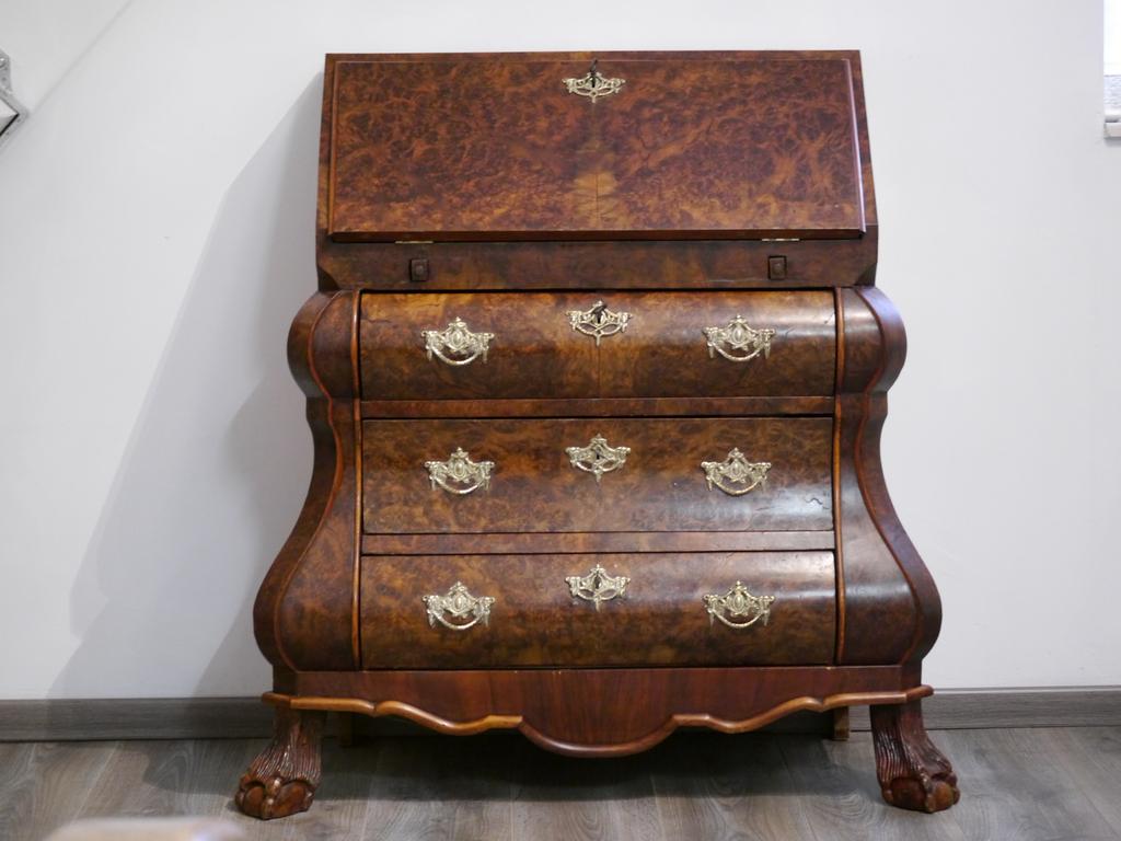 Antieke secretaire notenhout, Ophalen, Gebruikt