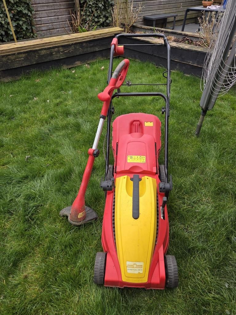 Grasmaaier en grastrimmer, Ophalen, Gebruikt