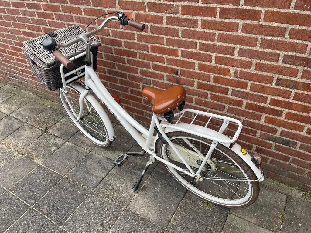 Sparta Pick-Up Damesfiets - Wit met mand, 50 tot 53 cm, Ophalen, Gebruikt, Sparta