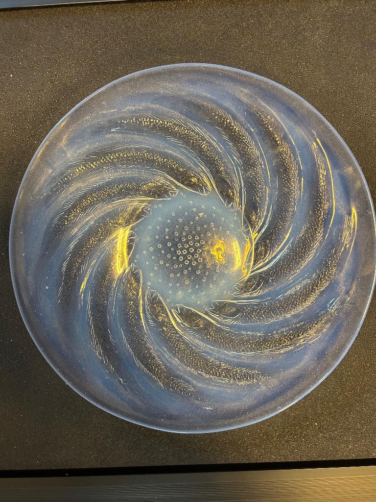 R Lalique Frankrijk vissen schaal art Deco, Ophalen of Verzenden