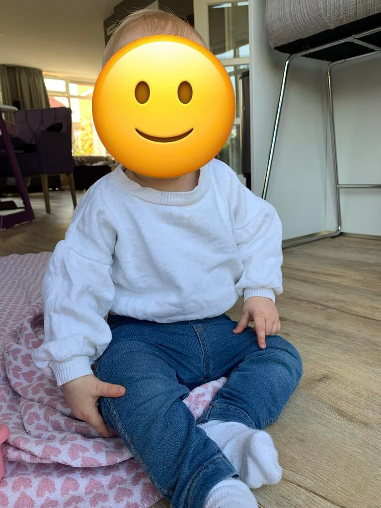 Wit babytruitje (68), Ophalen of Verzenden, Gebruikt, Jongetje of Meisje, Truitje of Vestje