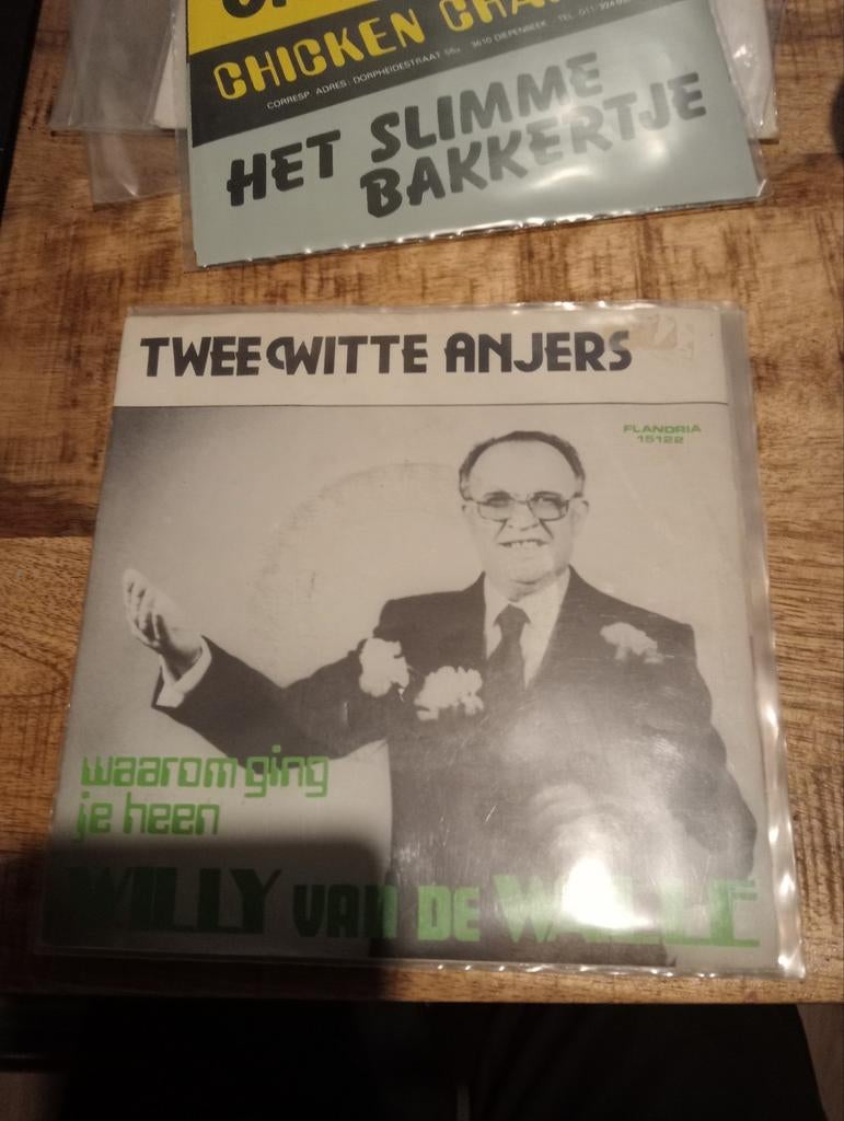 Willy van de Walle - twee witte anjers, Ophalen of Verzenden, Zo goed als nieuw, Overige formaten, Levenslied of Smartlap