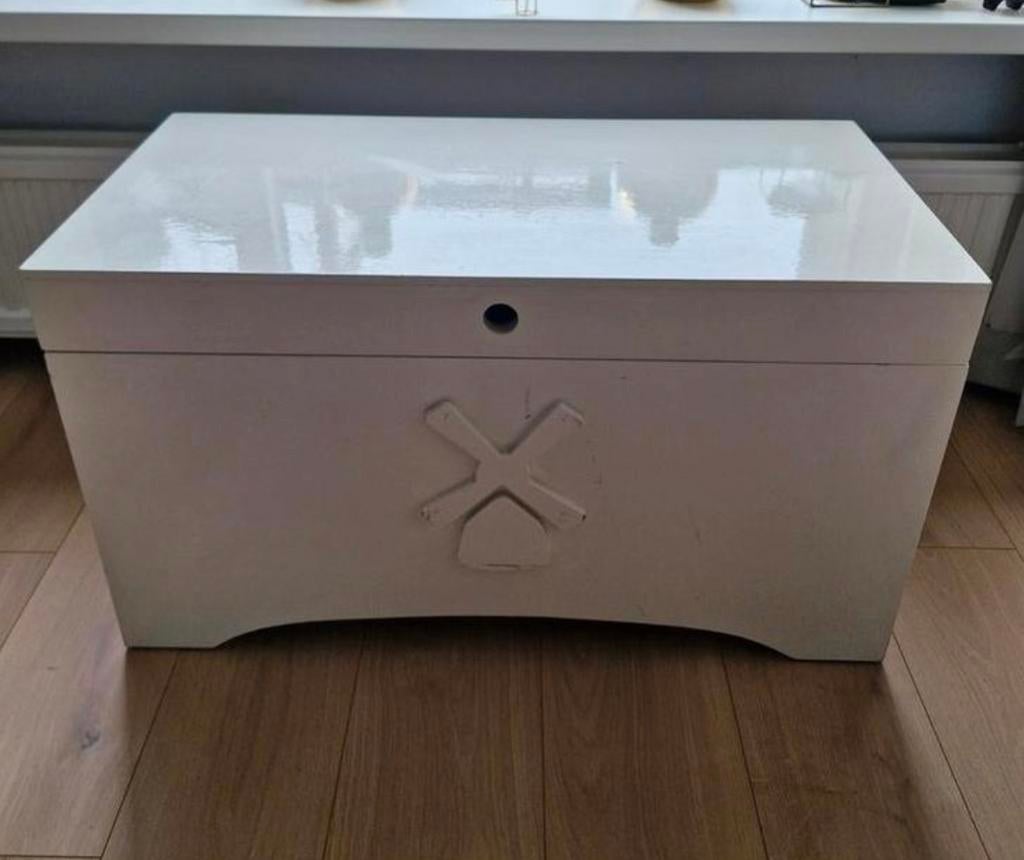 Houten speelgoedkist wit – opbergkist kinderkamer Lief!, Huis en Inrichting, Woonaccessoires | Kisten, Ophalen, Minder dan 50 cm