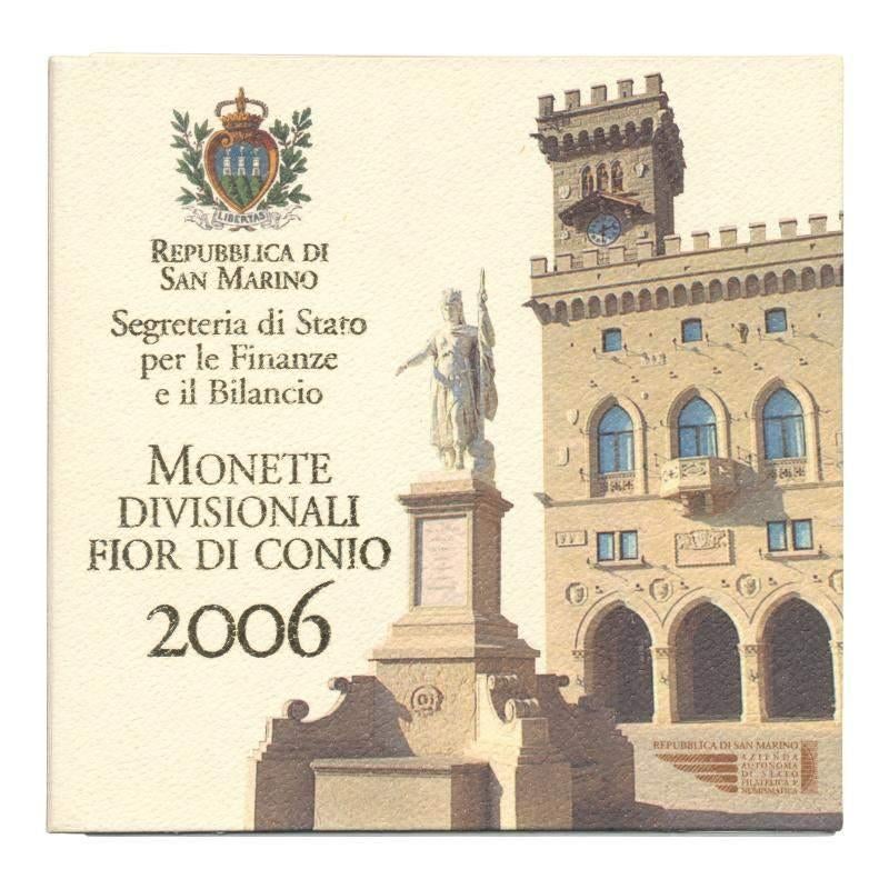 San Marino Euromuntset 2006 incl. zilveren 5 Euro Melchiorre