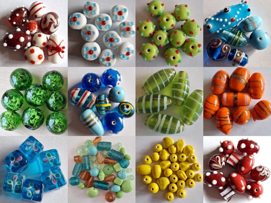 Nieuwe glas kralen sets voor 1 euro, Hobby en Vrije tijd, Kralen en Sieraden maken, Verzenden, Nieuw, Kraal