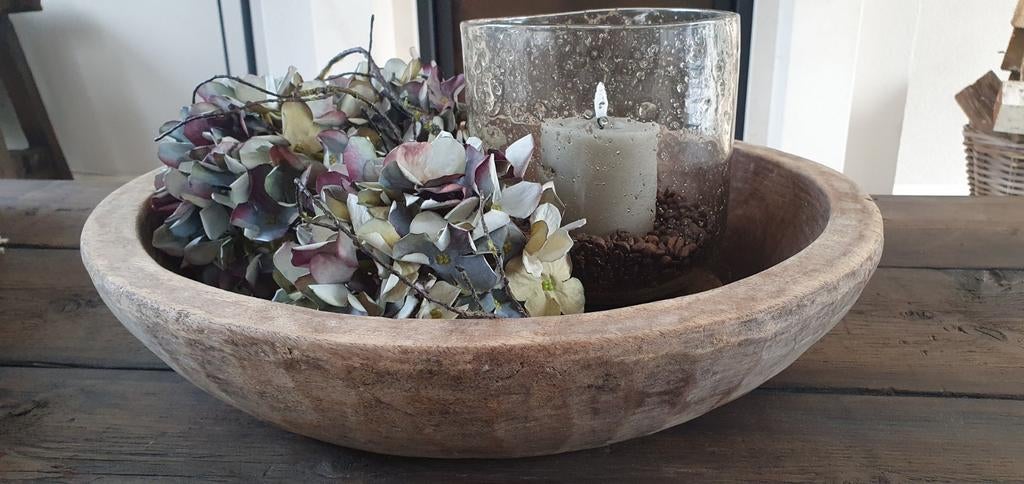 3 zijden hortensia bollen. Prachtig ter decoratie, Binnen, Kunstbloem, Zijde, Ophalen of Verzenden