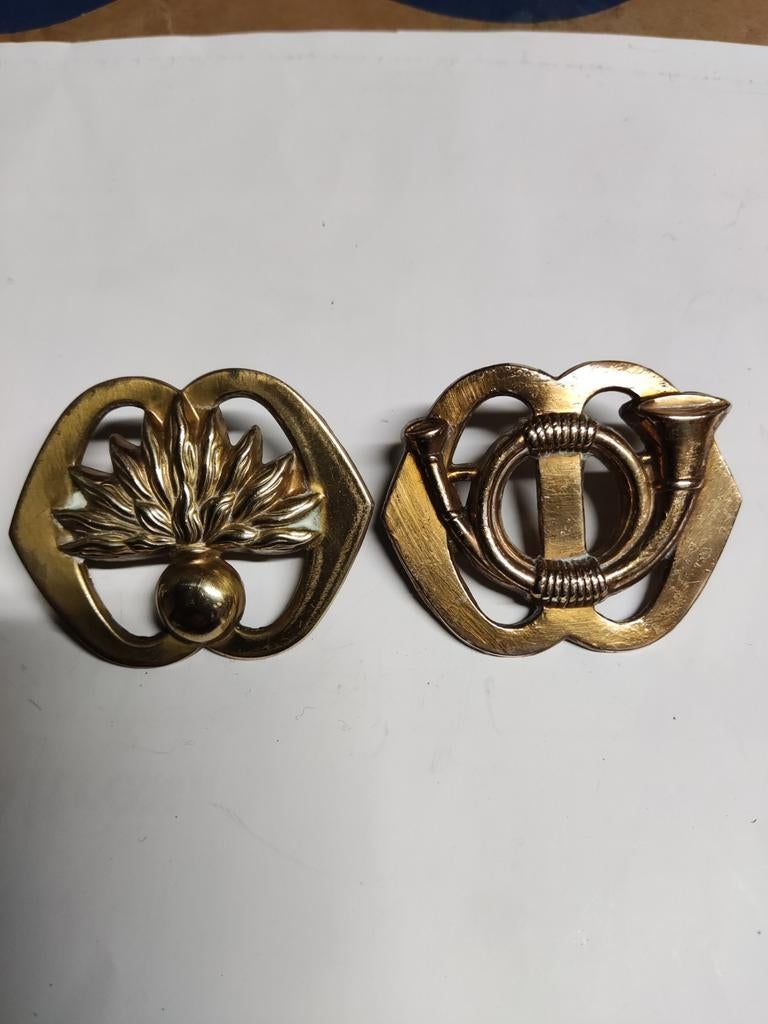 Baretembleen Jagers, opgericht 7 juli 1829, Verzamelen, Militaria | Algemeen, Ophalen of Verzenden, Landmacht, Nederland, Embleem of Badge