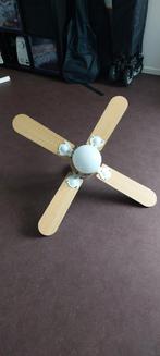 Plafondventilator met lamp, Ophalen