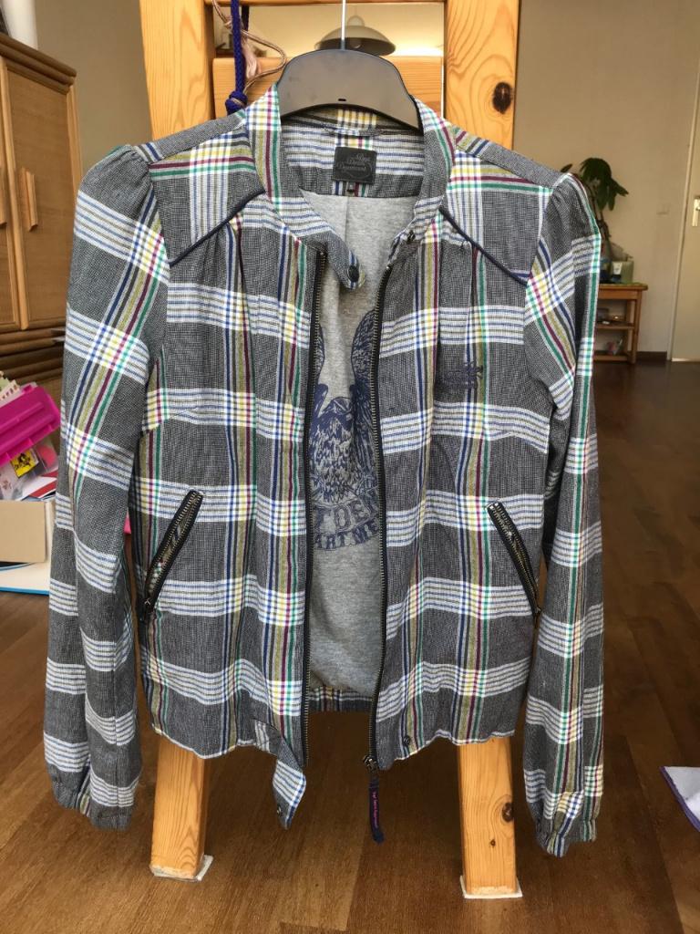 Dept denim department lente-/zomerjas, S, gevoerd, Blauw, Ophalen of Verzenden, Zo goed als nieuw, Maat 36 (S)
