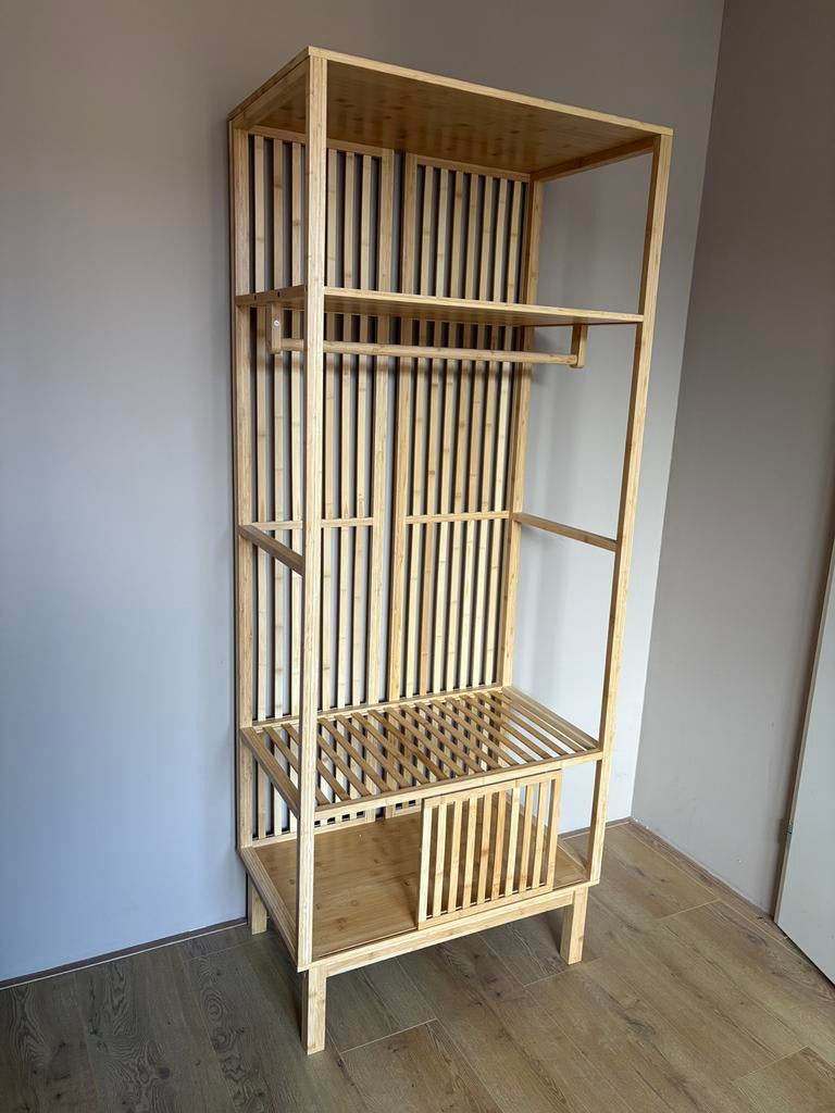 Kleding Kast bamboo, Ophalen, Zo goed als nieuw