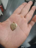 14 Karaat Gouden Hanger Hart Medaillon 585, Sieraden, Tassen en Uiterlijk, Kettinghangers, Gebruikt, Ophalen of Verzenden, Hart