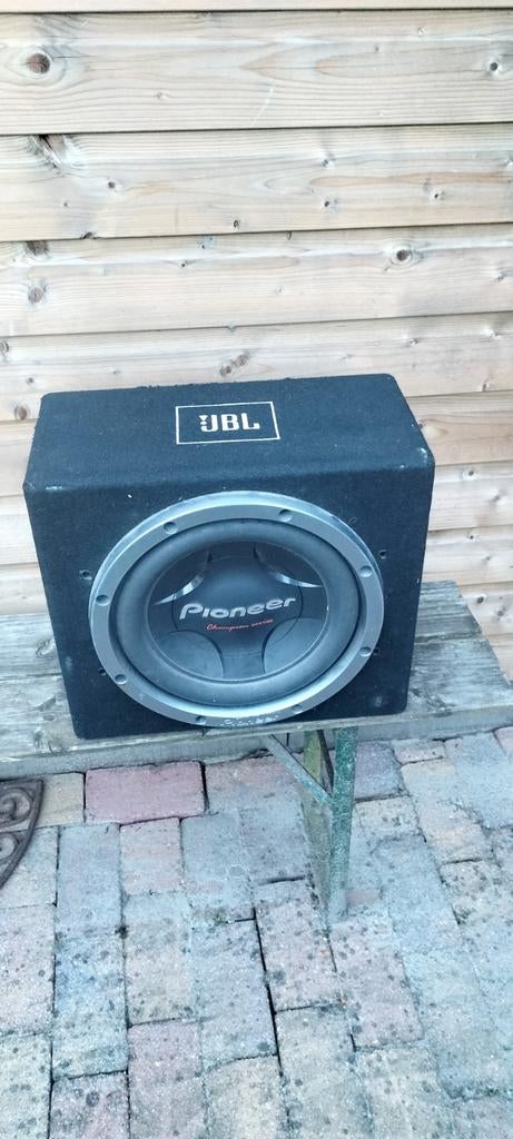 JBL subwoofer met Pioneer Champion Series speaker, Auto diversen, Autospeakers, Ophalen