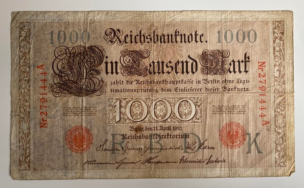 Collectie Duitse marken 1910 t/m 1923, Postzegels en Munten, Ophalen of Verzenden, Duitsland, Setje