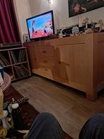 Tv meubel licht houten, Ophalen, Gebruikt, 200 cm of meer, Minder dan 100 cm