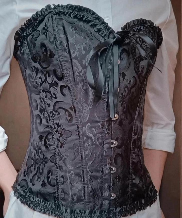 Zwart Corset (NIEUW), Kleding | Dames, Carnavalskleding en Feestkleding, Nieuw, Kleding, Halloween, Maat 38/40 (M), Ophalen of Verzenden