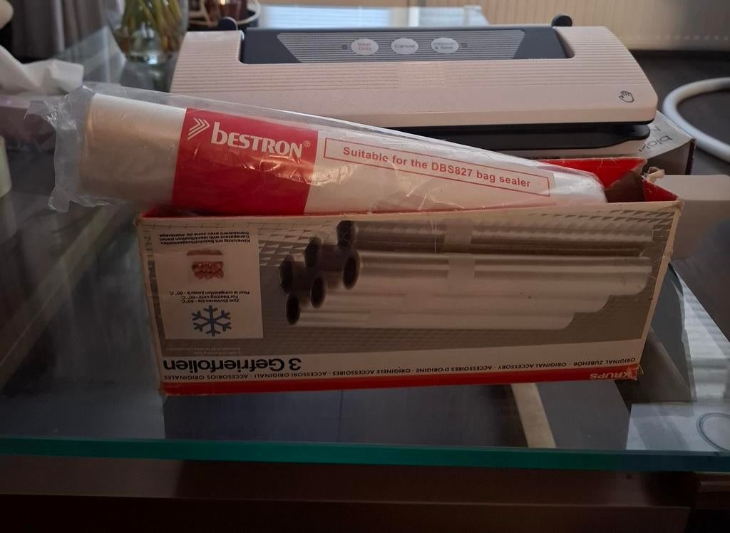 3 NIeuwe vacuumfolie rollen (aanbod is voor de folie rollen), Ophalen of Verzenden, Minder dan 10 m²