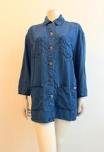 Krizia Jeans 38 indigo blouse, Kleding | Dames, Ophalen of Verzenden, Zo goed als nieuw, Maat 38/40 (M), Blauw