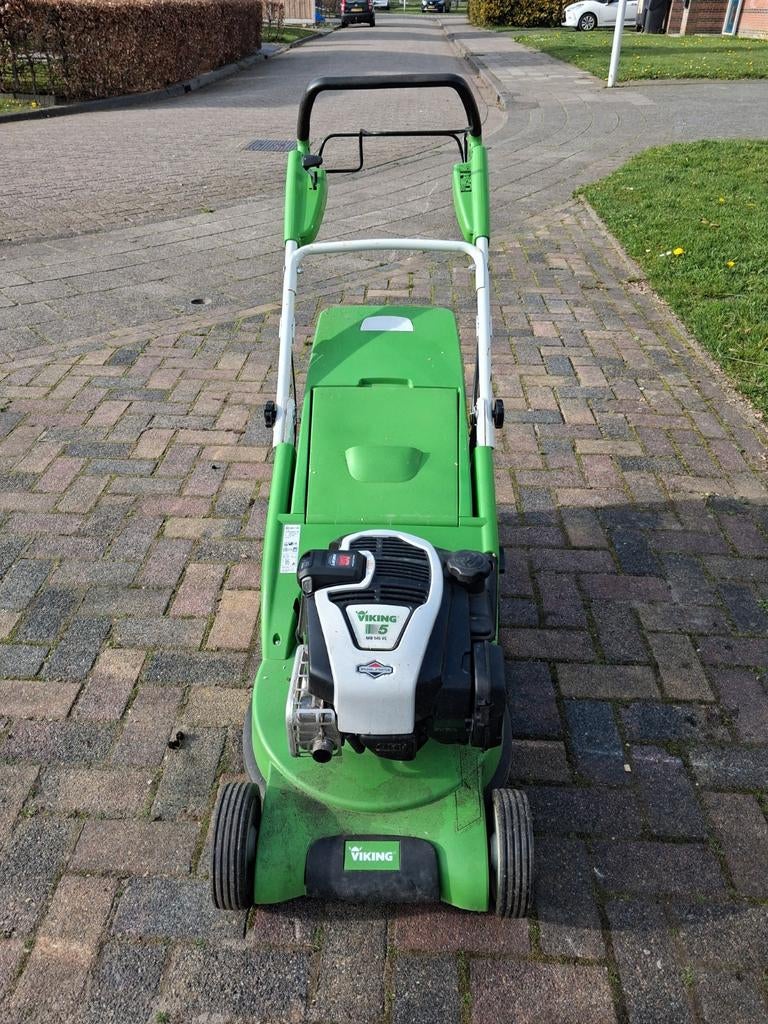 Viking MB 545 VE Benzine Grasmaaier met Elektrische Start, Gebruikt, Elektrische starter, Ophalen of Verzenden, Benzine-grasmaaier