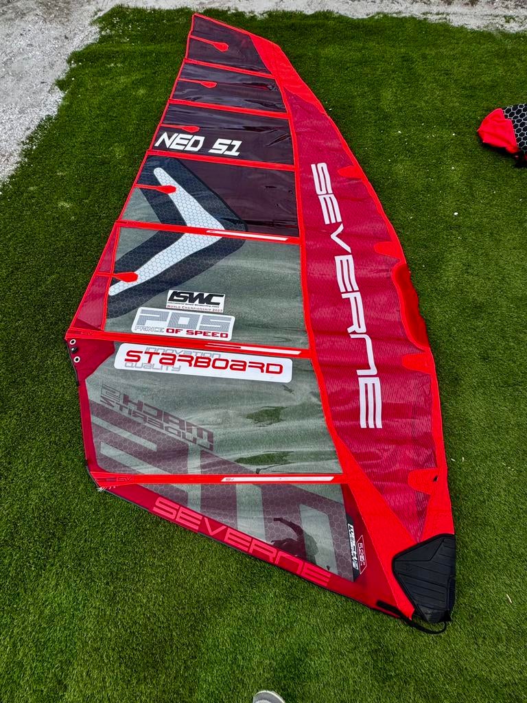 Severne Mach 5 Luderitz editie 5,2, Watersport en Boten, Ophalen, Zo goed als nieuw, Zeil, 7 m² of meer