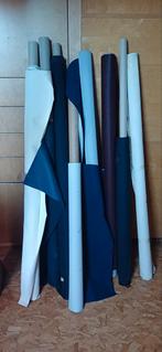 Partij diverse coupons meubelstoffen/decoratie/etalage, Ophalen