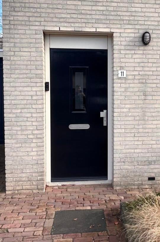 Hardhouten voordeur, Doe-het-zelf en Verbouw, Deuren en Horren, Ophalen, Gebruikt, 80 tot 100 cm, Buitendeur