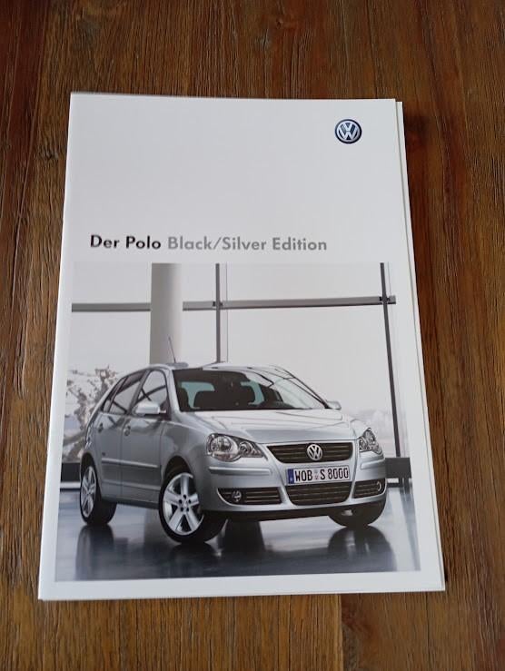 VW Der Polo Black / Silver Edition + Prijslijst  4 / 2008, Verzenden, Zo goed als nieuw, Volkswagen
