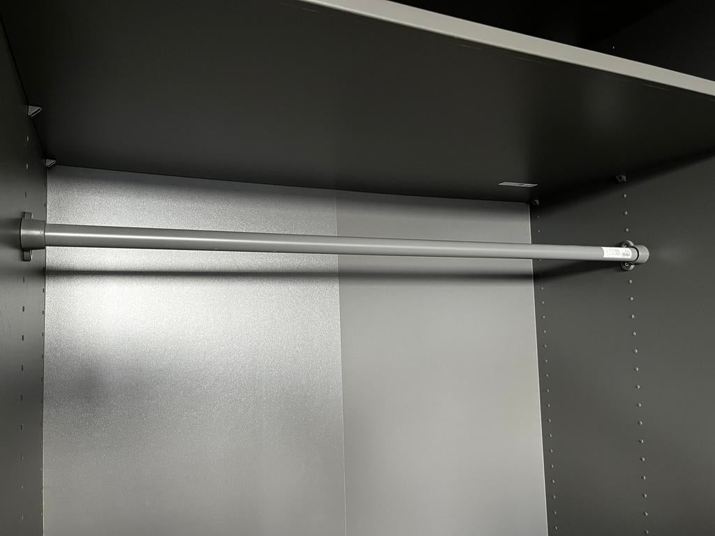 Kledingroede IKEA Pax Komplement grijs 100cm, Ophalen, 50 tot 100 cm, Zo goed als nieuw, Minder dan 100 cm