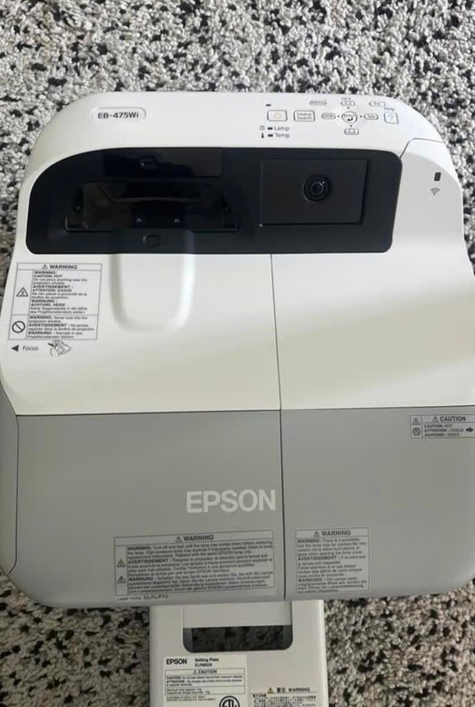 Epson EB-475WI Short Throw Beamer - Interactieve Projector, Ophalen of Verzenden, Gebruikt, LCD, Overige resoluties