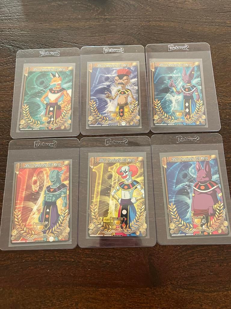 Dragon Ball Super CG Championship 2019 Warrior Kaarten, Ophalen of Verzenden, Zo goed als nieuw, Losse kaart