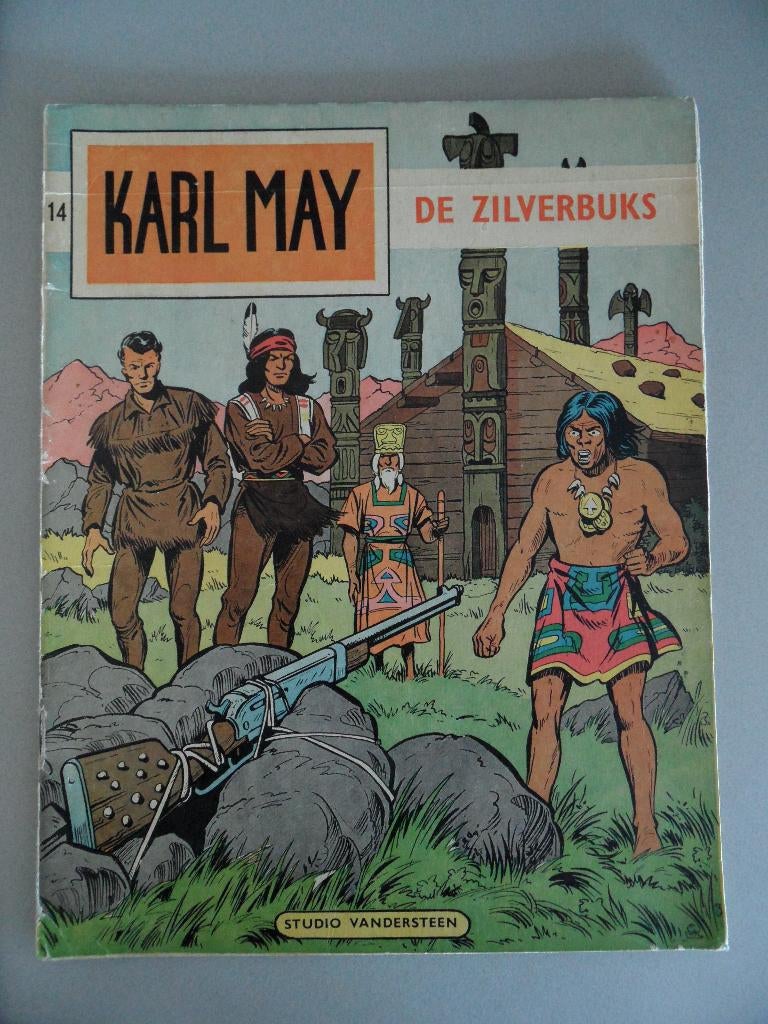 Karl May. Nr 14. De Zilverbuks. 1967., Eén stripboek, Ophalen of Verzenden, Gelezen