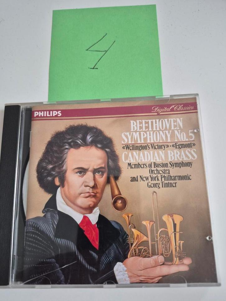 Beethoven Symfonie No. 5 & Wellington's Victory CD, Cd's en Dvd's, Cd's | Klassiek, Gebruikt, Orkest of Ballet, Romantiek, Ophalen of Verzenden