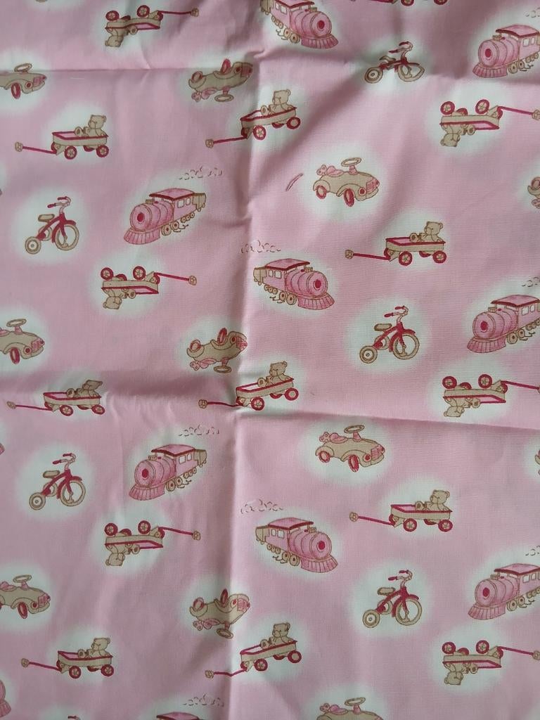 Hobbystofje baby roze, 120 cm of meer, Ophalen of Verzenden, Katoen, Roze