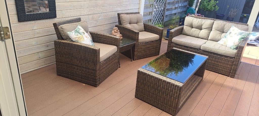 tuinmeubelen, Ophalen, 4 zitplaatsen, Gebruikt, Bank