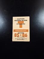 Seizoenskaart 1985-86 Feyenoord., Verzenden, Zo goed als nieuw, Feyenoord