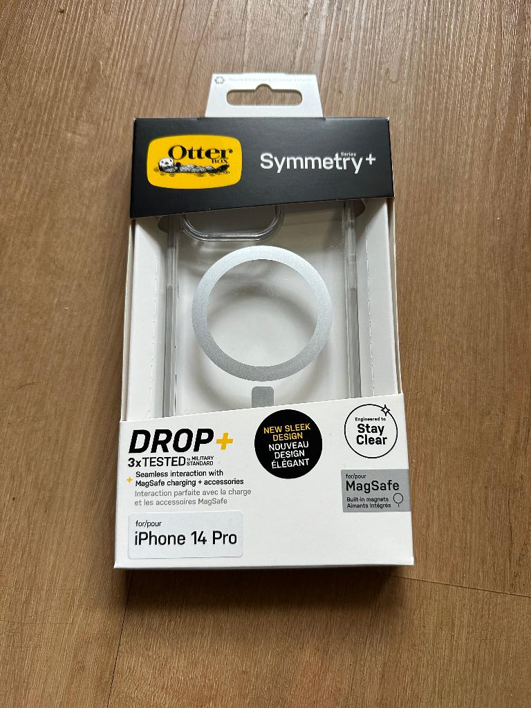 * Otterbox Symmetry+ iPhone 14Pro hoesje met MagSafe *, Kunststof, Anti-bacterieel, IPhone 14 Pro, Ophalen of Verzenden
