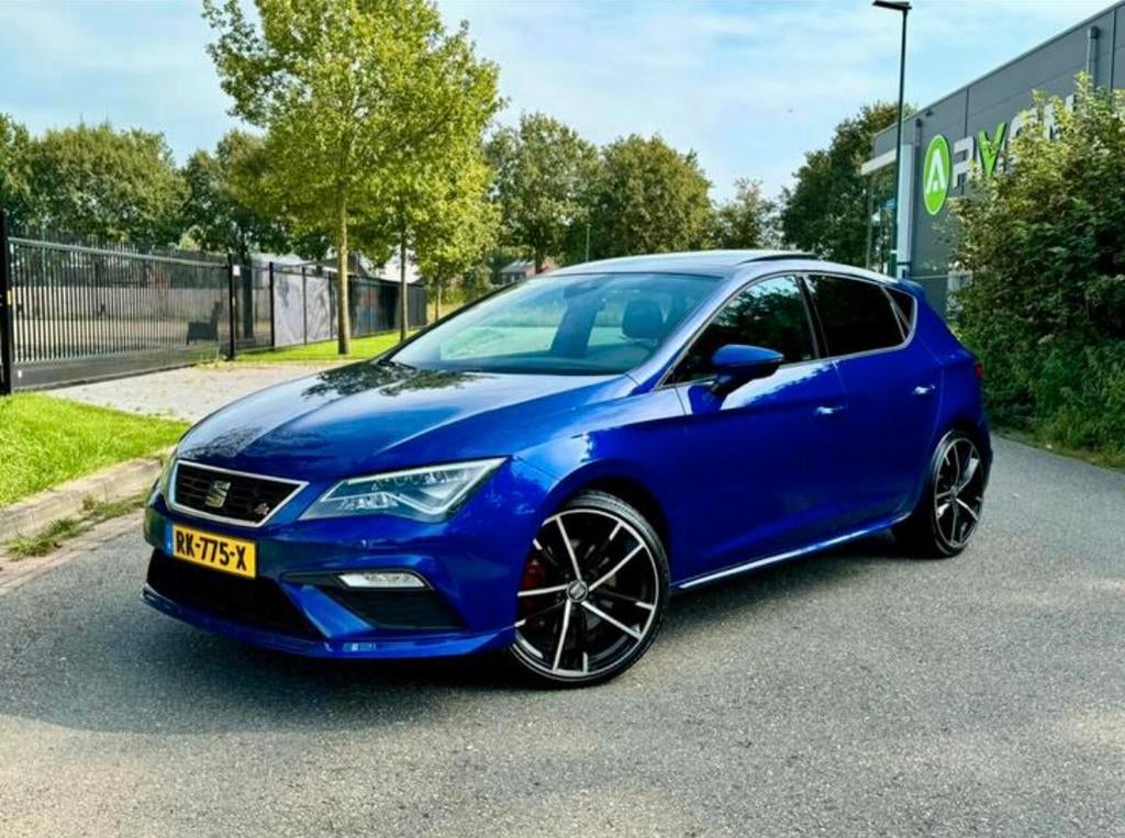 Seat Leon 1.8 TSI 132KW/180PK Dsg-7 2018 Blauw, 1227 kg, Lichtsensor, Zwart, 4 cilinders