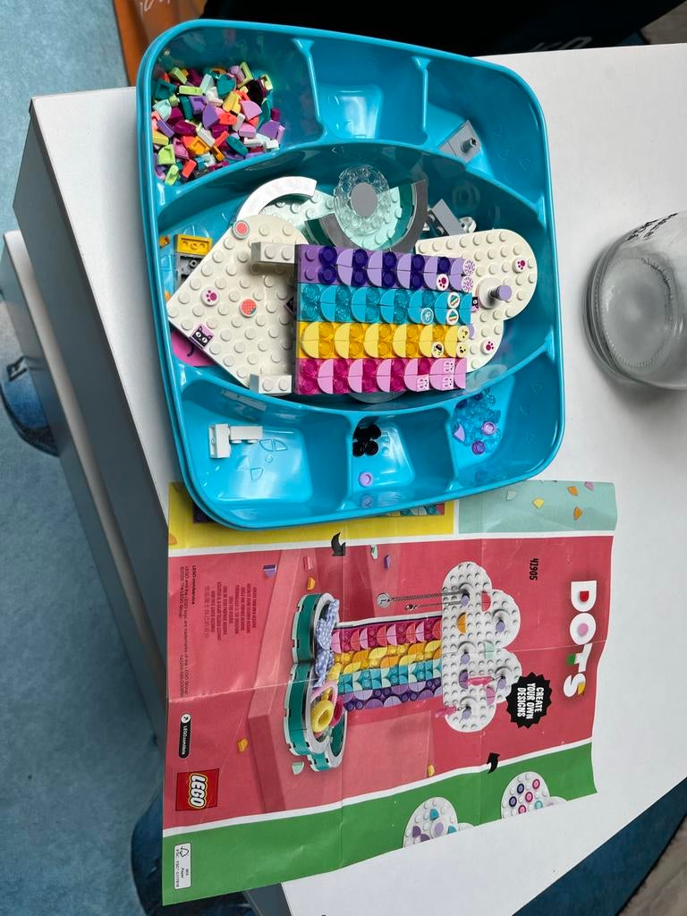 Lego Dots 41905 regenboog, Gebruikt, Overige thema's, Lego, Ophalen of Verzenden