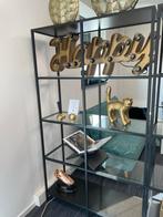 IKEA VITTSJÖ Stellingkast met glasplaten - Zwartbruin, Ophalen, Zo goed als nieuw