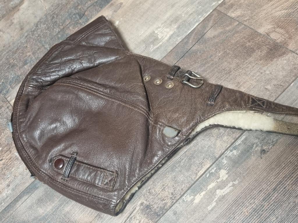 Duits WOII luftwaffe Fliegerhaube winter flieger piloot (8), Ophalen of Verzenden, Luchtmacht, Duitsland