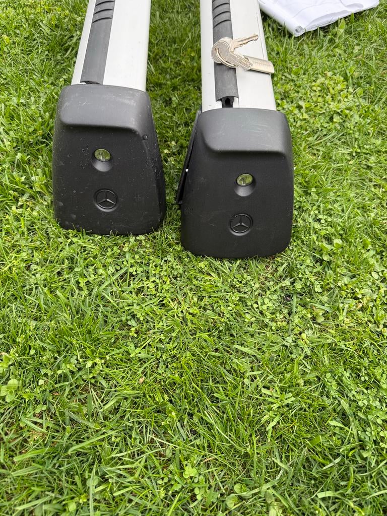 Mercedes Benz originele dakdragers, Auto diversen, Dakdragers, Ophalen of Verzenden, Zo goed als nieuw