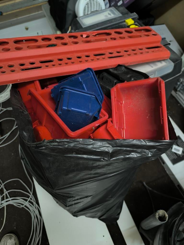 Diverse opslagbakken en sorteerrekken, Doe-het-zelf en Verbouw, Kratten en Dozen, Ophalen, Gebruikt, Minder dan 50 cm, Minder dan 40 cm