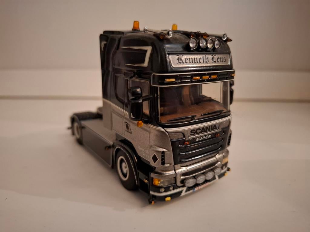 WSI Scania Trekker Kenneth Leus, Verzenden, Zo goed als nieuw, Bus of Vrachtwagen, Wsi