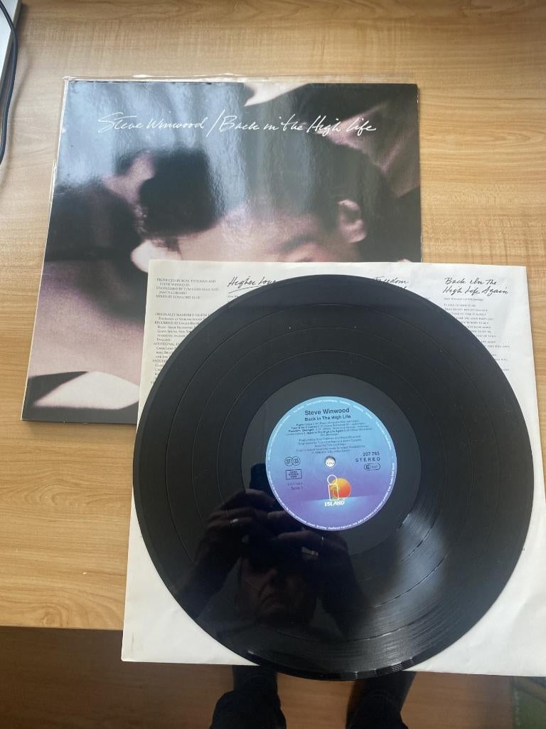 Steve Winwood – Back In The High Life, Cd's en Dvd's, Vinyl | Pop, Ophalen of Verzenden, 1980 - 1989, Gebruikt, 12 inch