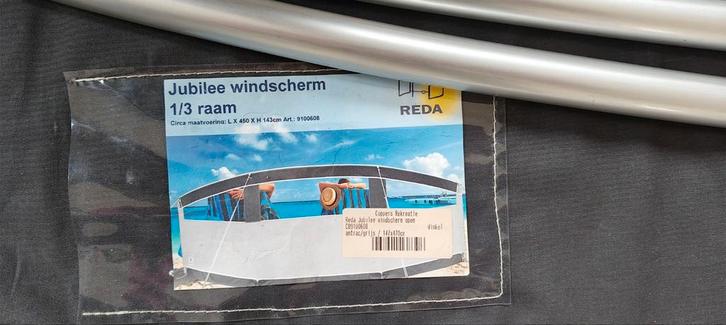 Windscherm: Reda Jubilee 1/3 raam, Caravans en Kamperen, Windschermen, Ophalen
