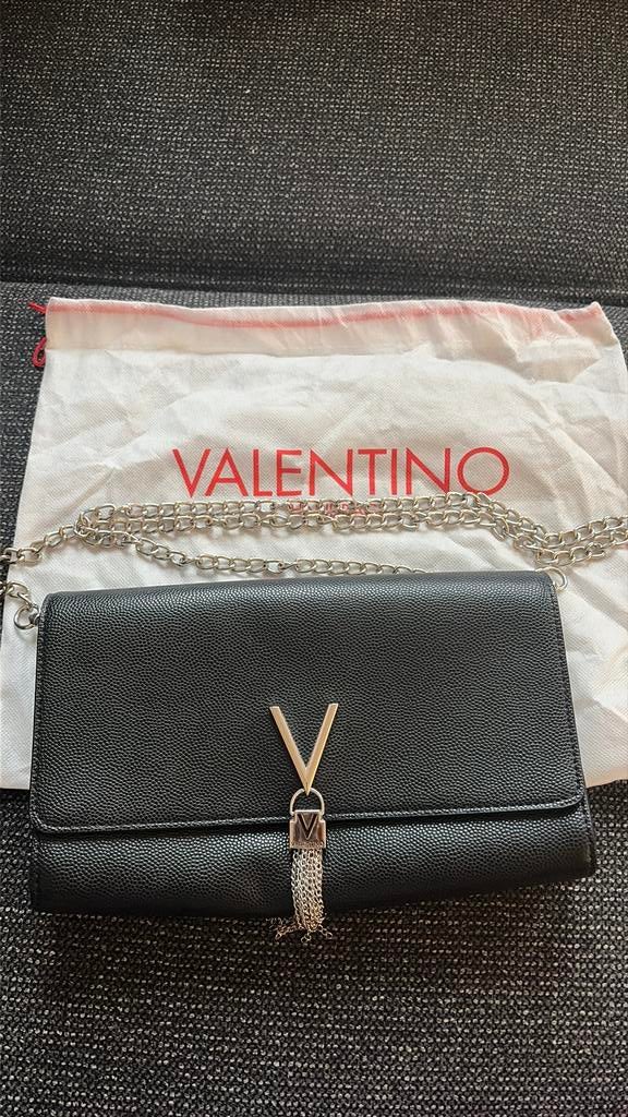 Valentino tas, Ophalen of Verzenden, Zo goed als nieuw, Zwart, Schoudertasje