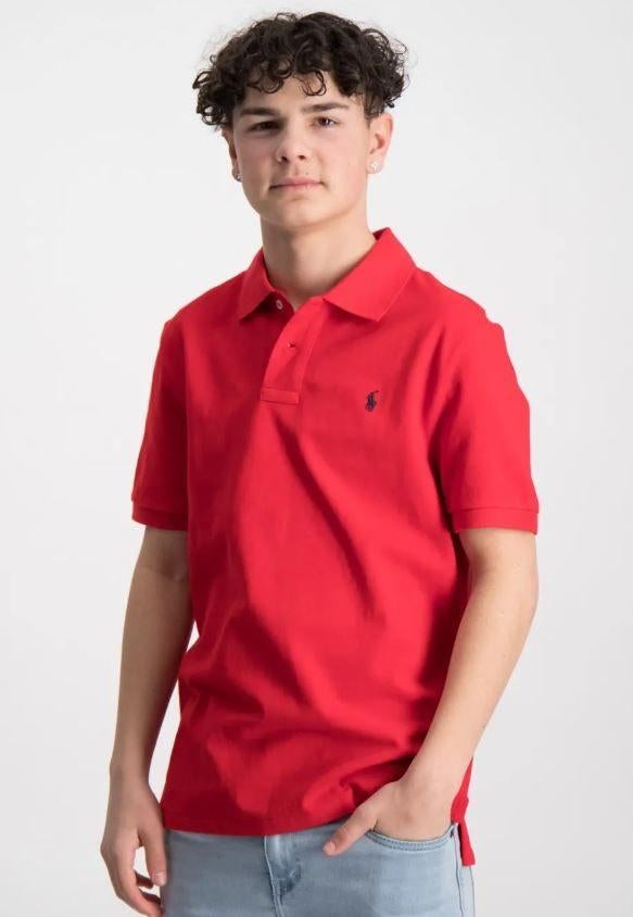 Prachtig rood Ralph Lauren polo shirt mt M/10-12/146-152., Verzenden, Zo goed als nieuw, Shirt of Longsleeve, Polo Ralph Lauren