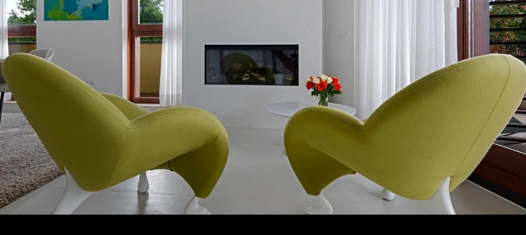 Prachtige design-fauteuils Leolux Papageno, Ophalen, 75 tot 100 cm, Zo goed als nieuw, 75 tot 100 cm