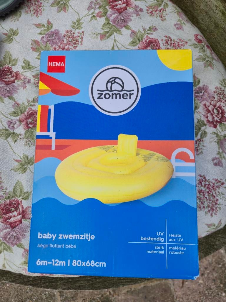Hema Baby Zwemzitje - Geel (6-12 maanden), Jongetje of Meisje, Nieuw, Overige maten, Ophalen of Verzenden